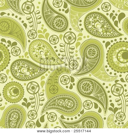 Floral paisley fundo sem emenda