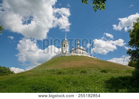 Church Standing On A High And Green Hill