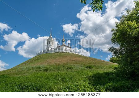 Church Standing On A High And Green Hill