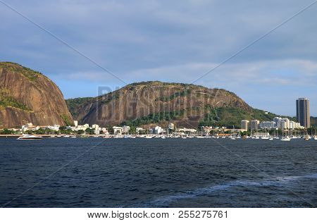 Urca Hill Or Morro Da Urca, The Natural Monument In The City Of Rio De Janeiro, Brazil
