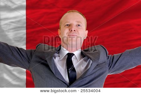 Happy Businessman Because Of Profitable Investment In Bahrain
