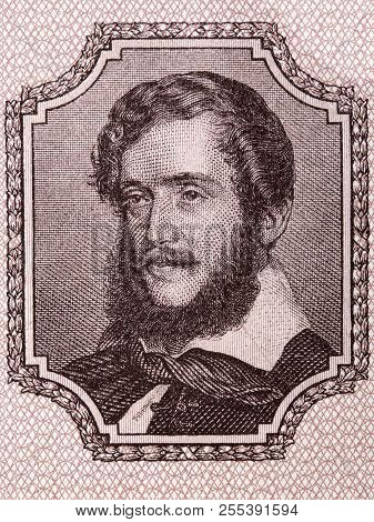 Istvan Szechenyi Portrait From Old Hungarian Money