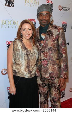 LOS ANGELES - AUG 25:  Dawn Roberson, Billy Porter at the DIVERSITY x DESIGN Benefit for DIFFA  at the BOLON & Louis Poulsen Showrooms on August 25, 2018 in Culver City, CA