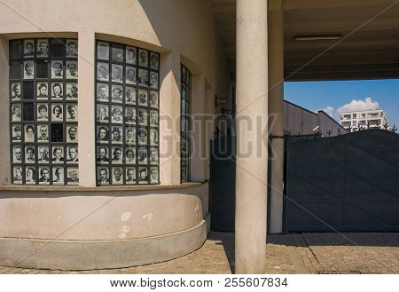 Krakow, Poland - July 10th 2018. The Exterior Of The Schindler Factory In Krakow Displaying The Phot