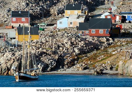 Colorful Remote Village Of Ittoqqortoormiit - Greenland
