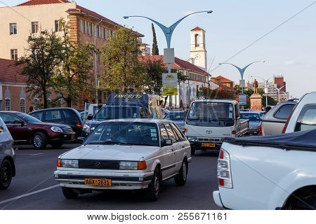 Zimbabwe, Bulawayo, October 27: Peoples On Street In The Second Largest City In African Country Zimb