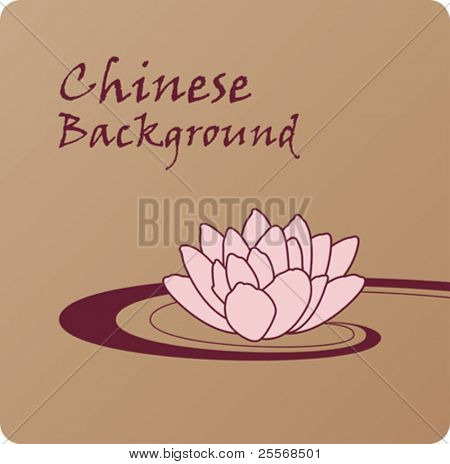 fundo chinês tradicional com lotus