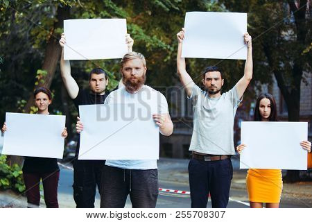 Group Protesting Young Image & Photo (Free Trial) | Bigstock