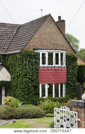 Corby, United Kingdom - August 29, 2018: Old Classical Brik English House.