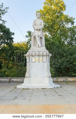 Berlin, Germany - August 16, 2018: Statue Of Helmuth Von Moltke The Elder, Near The Berlin Victory C