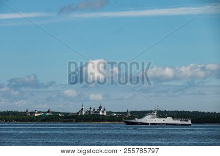 Solovki, Republic Of Karelia, Russia - August 14, 2018: Solovki Monastery At Summer Day.