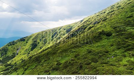 View Of The Mountains From A Bird's Eye View
