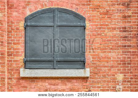 Brick Wall Of Architecture For Background, Noritake In Japan