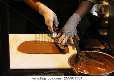 Making To Chocolate At Sweet Is Delicious