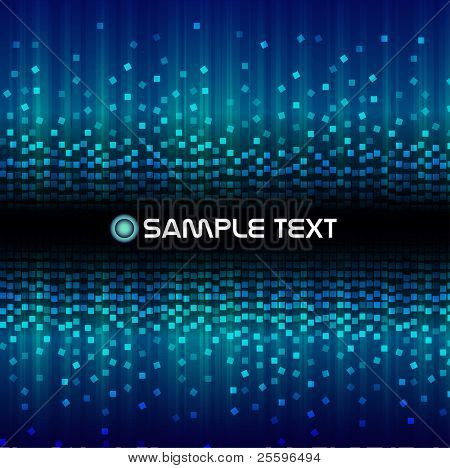 Fondo de mosaico azul