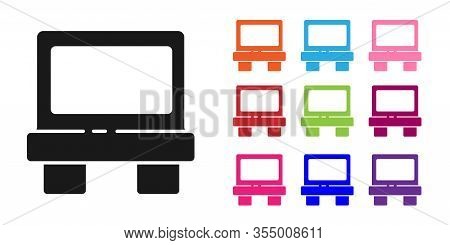 Black Fuse Of Electrical Protection Component Icon Isolated On White Background. Melting Breaking Pr