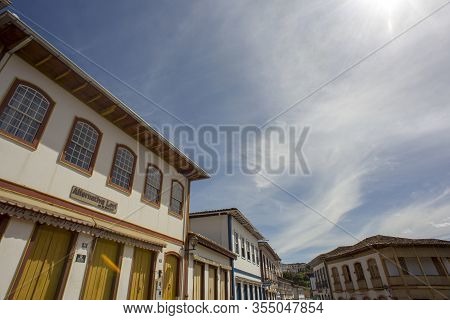 Serro, Minas Gerais, Brazil - January 31, 2016: Colonial City Of Serro And Its Colonial Architecture