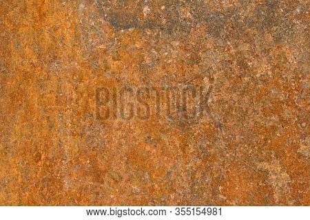 Rusted Steel As Texture And Background. Close Up