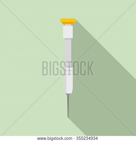 Small Phone Screwdriver Icon. Flat Illustration Of Small Phone Screwdriver Vector Icon For Web Desig