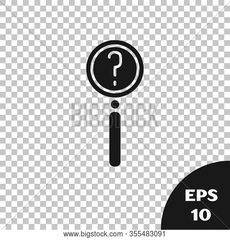 Black Magnifying Vector Photo Free Trial Bigstock