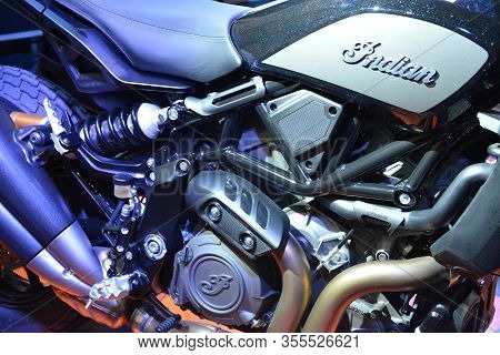 Pasig, Ph - Mar. 7: Indian Motorcycle Ftr 1200 At 2nd Ride Ph On March 7, 2020 In Pasig, Philippines