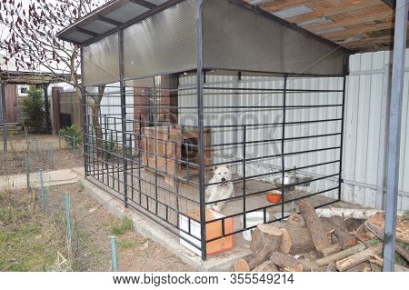 Small Architectural Forms On A Summer Cottage Site Made By The Yourself