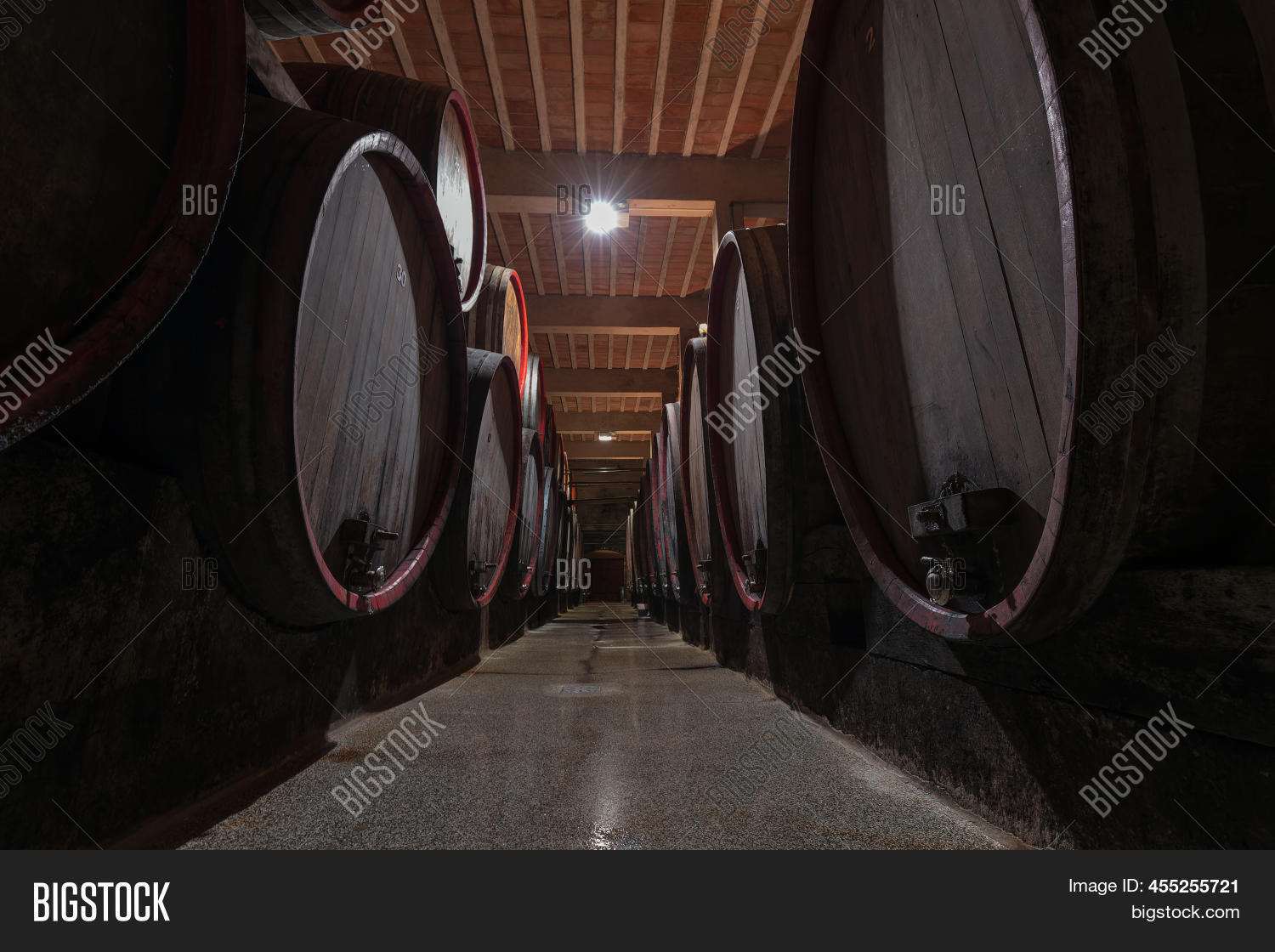 Old Oak Barrel Rows Image & Photo (Free Trial) | Bigstock