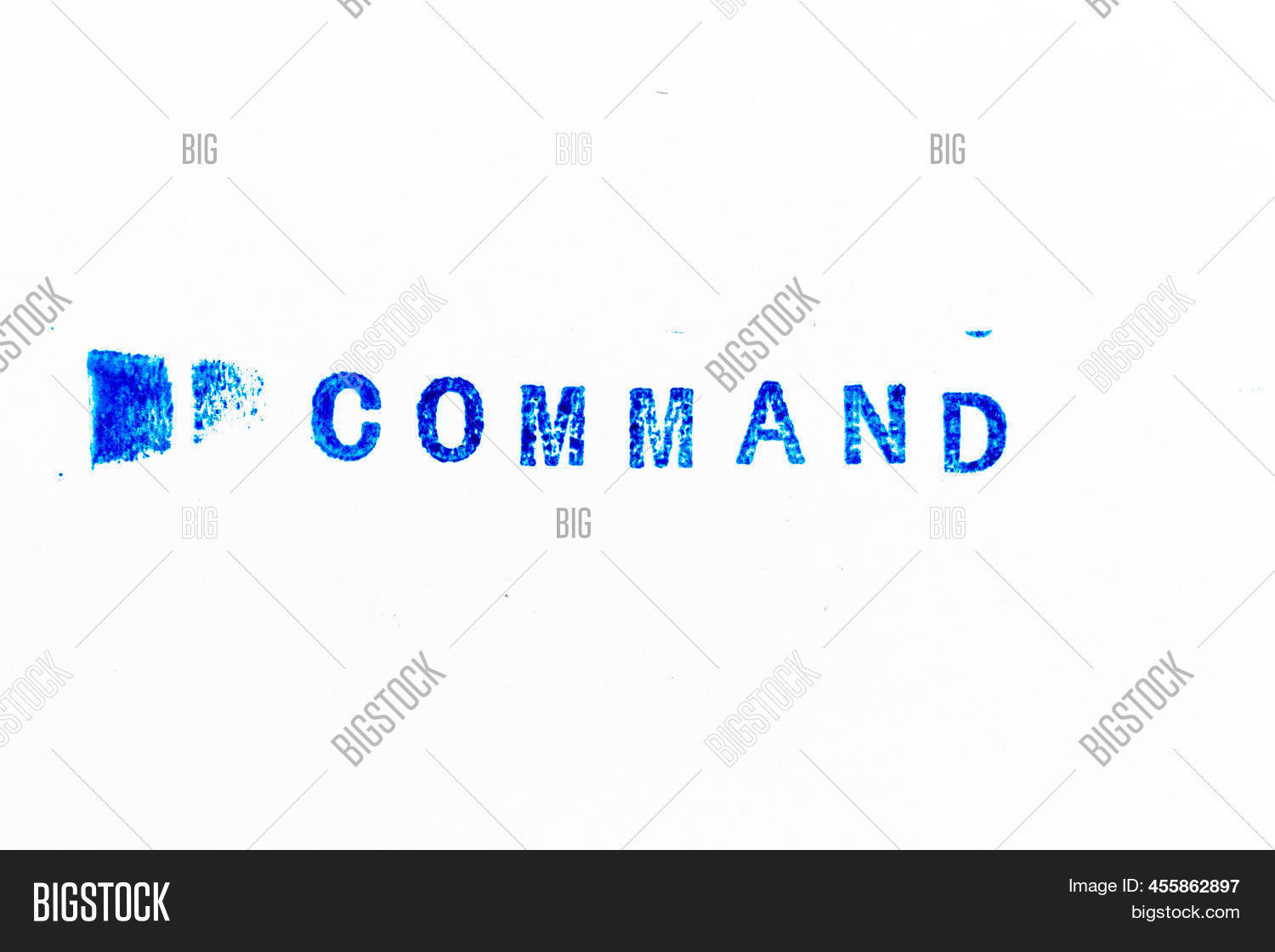 Blue Color Ink Rubber Image & Photo (Free Trial) | Bigstock