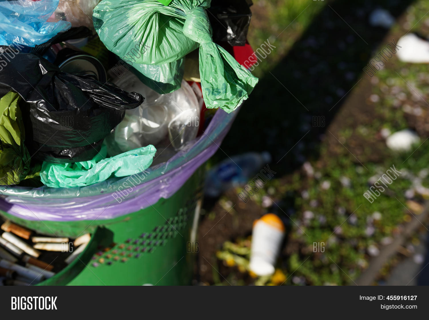 Trash Overflows City Image & Photo (Free Trial) Bigstock