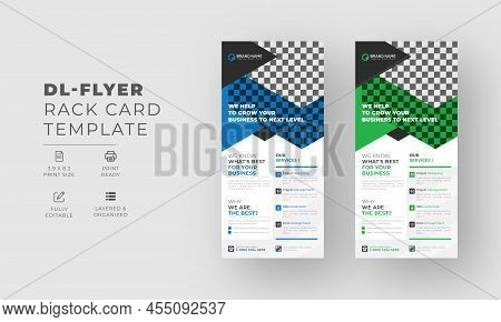 Modern Creative Corporate Business Dl Flyer Or Rack Card Layout Concept Background Flyer Brochure Co