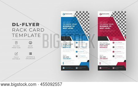 Modern Creative Corporate Business Dl Flyer Or Rack Card Layout Concept Background Flyer Brochure Co