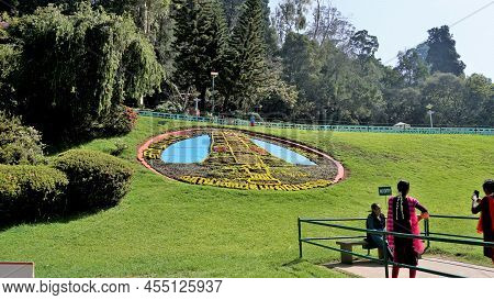 Beautiful Government Botanical Gardens In Ooty, Tamilnadu, India.