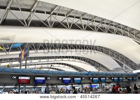 Osaka, Japonia - 24 października: Port lotniczy Kansai podjęte na 2012, 24 października
