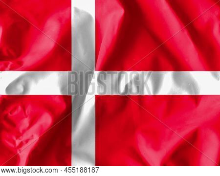 Flag Of Denmark. Flag Of Denmark, Called Dannebrog By The Danes