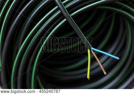Electrical Installation Material, Wires And Cables For An Electrical Wiring, High Prices Of Building