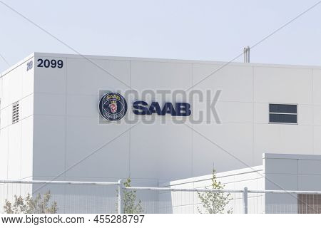 West Lafayette - Circa May 2022: Saab Research And Manufacturing Facility At Purdue University. Saab