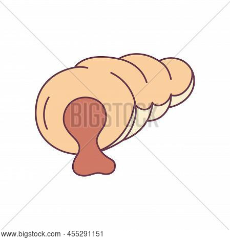 Isolated Arequipe Cake Dessert Icon Vector Illustration