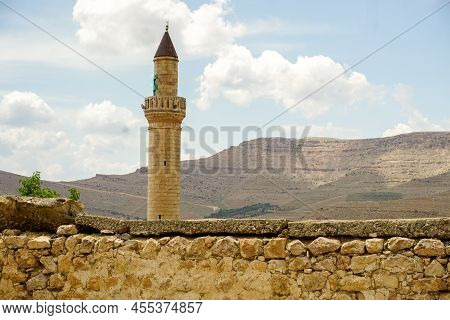 9 May 2022 Derik Mardin Turkey. Kucuk Su Mosque In Derik Mardin Turkey