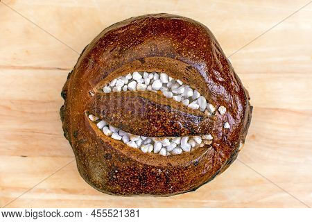 Craquelin (krakeling) Sweet Belgian Or French Bread, Lean Form Of Brioche, A Bread Enriched With Jus