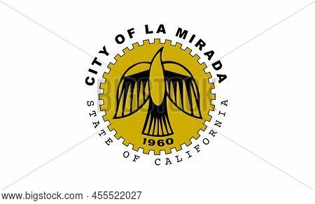 The Flag Of The City Of La Mirada California Usa