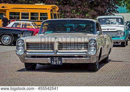 1964 Pontiac Bonneville Classic Car At Rosmalen, The Netherlands - May 10, 2015