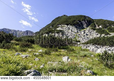 Landscape Of Rila Mountain Near The Scary Lake, Bulgaria