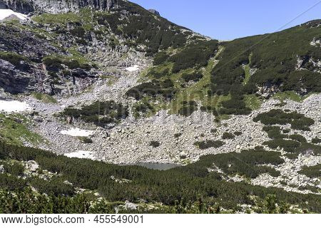 Landscape Of Rila Mountain Near The Scary Lake, Bulgaria