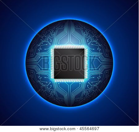 Circuit board background