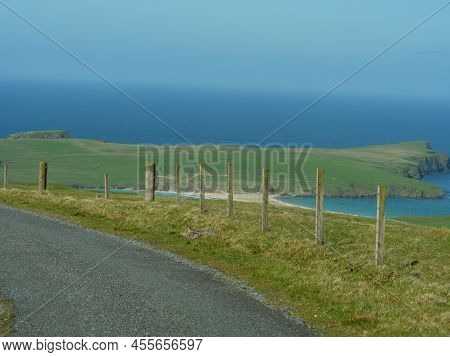 lerwick city and the shetland islands in scotland