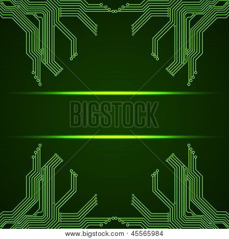Circuit board background