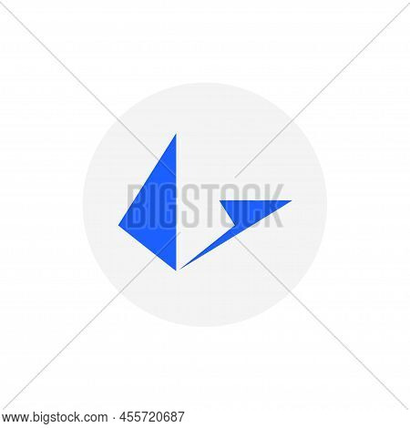 Lrc Coin Icon Isolated On White Background.
