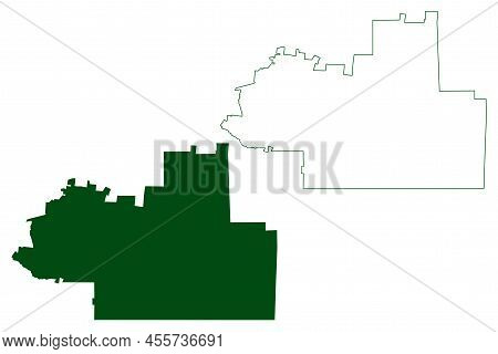 Candelaria Municipality (free And Sovereign State Of Campeche, Mexico, United Mexican States) Map Ve