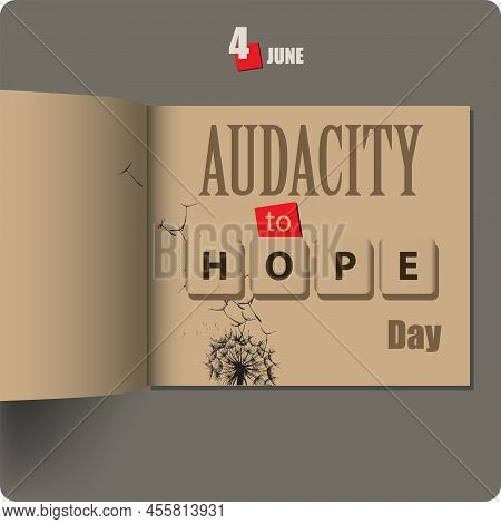 Album Spread With A Date In June - Audacity To Hope Day