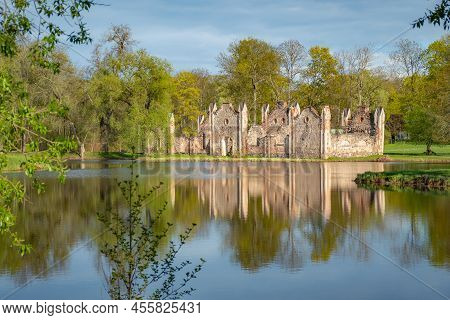 Preili Manor Complex With One Of The Most Fabulous City Parks In Preili, Latgale, Latvia Surrounded 